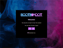 Tablet Screenshot of bootyshoot.com